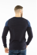 Стильный мужской свитер 617F50259 темно-синий