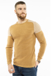 Стильный мужской свитер 617F50259 бежевый