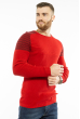 Стильный мужской свитер 617F50259 бордовый
