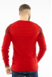 Стильный мужской свитер 617F50259 бордовый