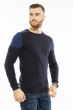 Стильный мужской свитер 617F50259 темно-синий