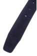 Ремень мужской из замши с фурнитурой в темном серебре 23P026-1 синий