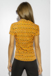 Блуза с принтом Сова 118P330 оранжевый