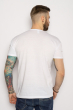 Мужская хлопковая футболка 627F013 белый