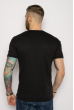 Мужская хлопковая футболка 627F013 черный