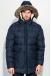 Куртка мужская зимняя, удлиненная 57P002 синий