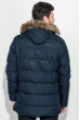 Куртка мужская зимняя, удлиненная 57P002 синий