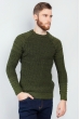 Свитер мужской повседневный 377F001 хаки