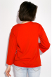 Свитшот женский с надписями, свободного покроя  32P036 красный