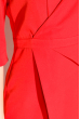 Платье (полубатал) на запах 136P685 красный