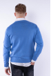 Пуловер 645F001 голубой