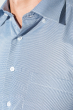 Рубашка мужская в мелкую клетку, с крупным карманом 50PD0029 темно-синий