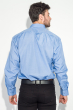 Рубашка мужская в мелкую клетку, с крупным карманом 50PD0029 электрик