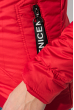 Куртка женская с задекорированными бегунками 69PD914 красный