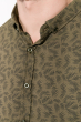 Рубашка мужская, принтованная  511F005-2 хаки