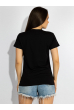 Футболка женская черная 85F072-2 черный