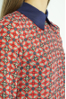 Блуза женская с длинным рукавом 118P339 бордово-фиолетовый