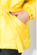 Куртка женская короткая, на поясе 69PD1075-1 желтый
