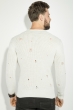Джемпер мужской в стиле Casual 48P3231 молочный