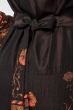 Платье женское с цветочным принтом 68PD548 шоколадный
