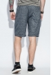Шорты мужские принт меланж 778K004 серо-синий меланж