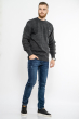 Стильный мужской свитер  85F045 темно-серый