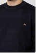 Стильный мужской свитер  85F045 чернильный
