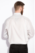 Рубашка классическая с длинным рукавом 120P351 бело-кофейный