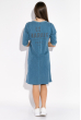 Платье женское свободного покроя 516F176 сизый варенка