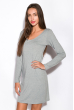 Платье 110P402-2 серый меланж