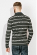 Кардиган мужской принтованный 802K004 серый