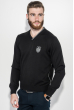 Пуловер мужской однотонный 50PD456 черный