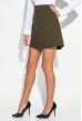 Юбка женская стильная 495F001 хаки