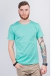 Футболка хлопковая с круглым вырезом №198F001 мятный