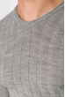 Пуловер 521F002 светло-серый