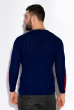 Пуловер 521F002 синий