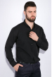 Рубашка мужская, однотонная 511F010 черный