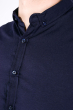 Рубашка мужская, однотонная 511F010 темно-синий