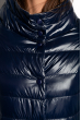 Пуховик женский 85P17773 темно-синий