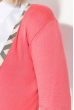 Кофта женская на пуговицах, с карманами 81PD02 коралловый