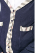 Кофта женская на пуговицах, с карманами 81PD02 темно-синий