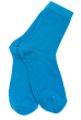 Носки женские однотонные 120PNS010 высокие голубой