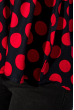 Блуза женская натуральный хлопок 266F011-8 чернильно-красный