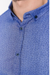 Рубашка мужская с геометрическим принтом 511F005 джинс
