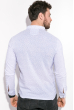 Рубашка мужская с геометрическим принтом 511F005 белый