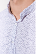Рубашка мужская с геометрическим принтом 511F005 белый