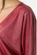 Платье женское, рукава летучай мышь 64PD310-3 красный-диско