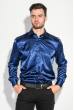 Рубашка мужская шелковая 50PD0091 темно-синий