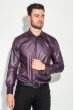 Рубашка мужская c запонками 50PD0020 темно-сиреневый