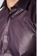 Рубашка мужская c запонками 50PD0020 темно-сиреневый